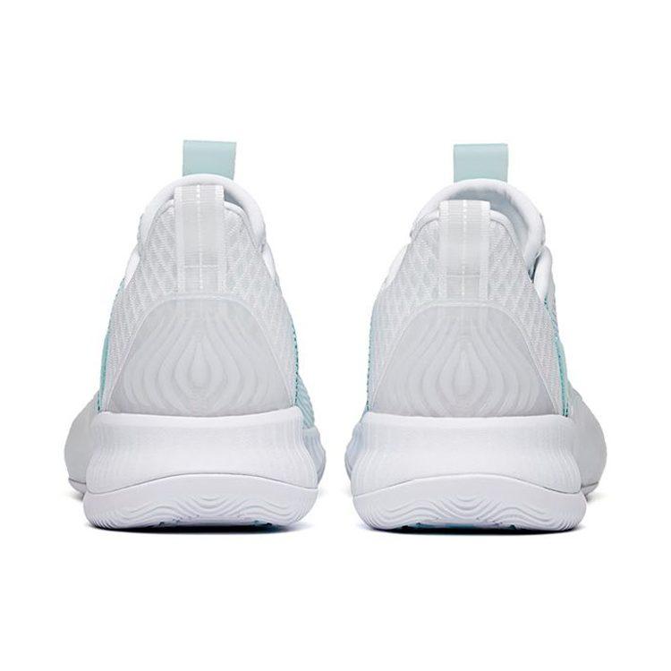 Anta Light Cavalry 6 Cushioning Slip Resistant Low Top Performance Basketball Shoes Men's White Blue 112121605-4