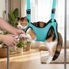 Breathable Mesh Pet Nail Trimming Hammock Adjustable Cat Bathing Bag  Pet Grooming