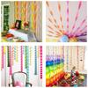 18 stuks Kleurrijke Crêpepapierlinten, Geschikt voor Regenboogfeesten, Feestdecoraties, Verjaardagen, Bruiloften, Kerstmis, Halloween