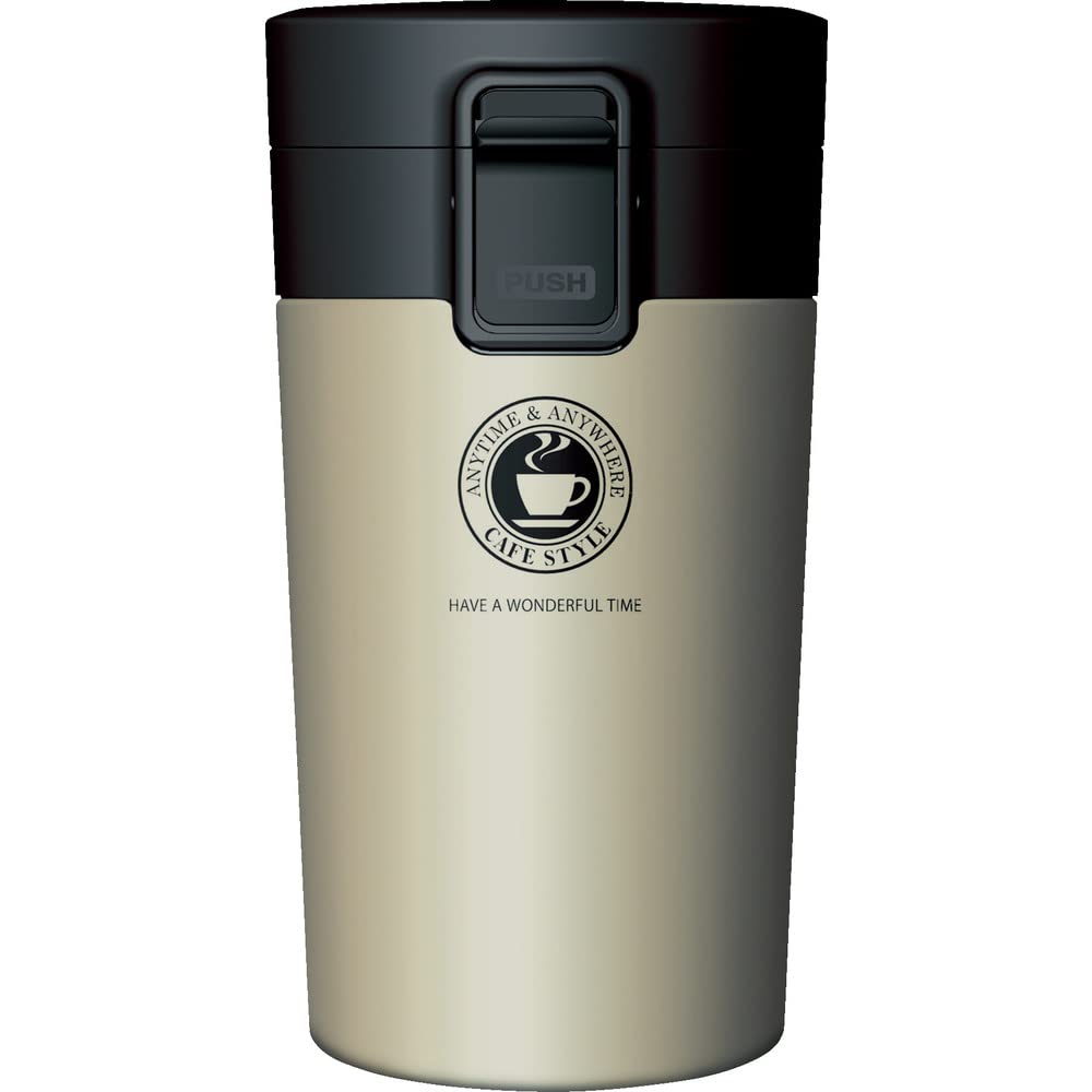 

Asvel Stainless Steel Vacuum Insulated Portable Tumbler, 290ml, Champagne Gold
