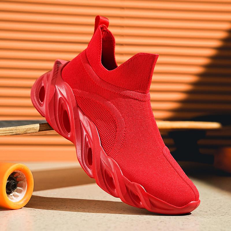 Pánské boty Tenisky Pánské tenisky Luxusní boty Pánské ležérní Trenér Závody Prodyšné módní povaleče na běhání Boty pro muže