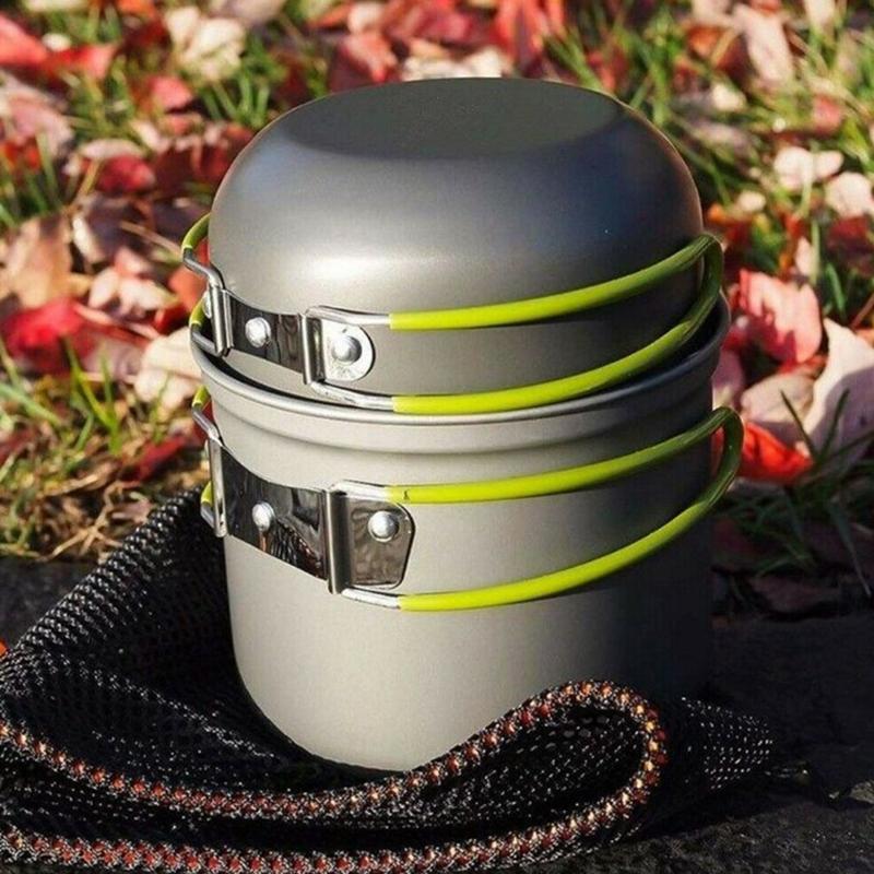 Ultralight Camping Cookware Utensils Outdoor Tableware Set Hiking Picnic