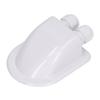 ABS Cable Junction Box Waterproof Solar Panel Double Wire Cable Entry Gland Box for External Power Wiring White