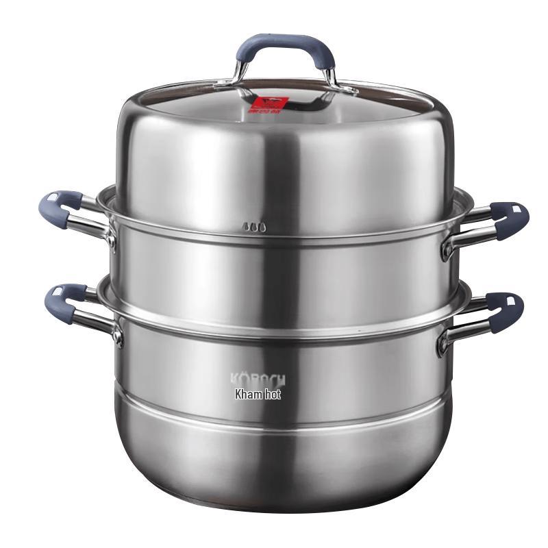 

Kobach 3-Layer 304 Stainless Steel Steamer Pot