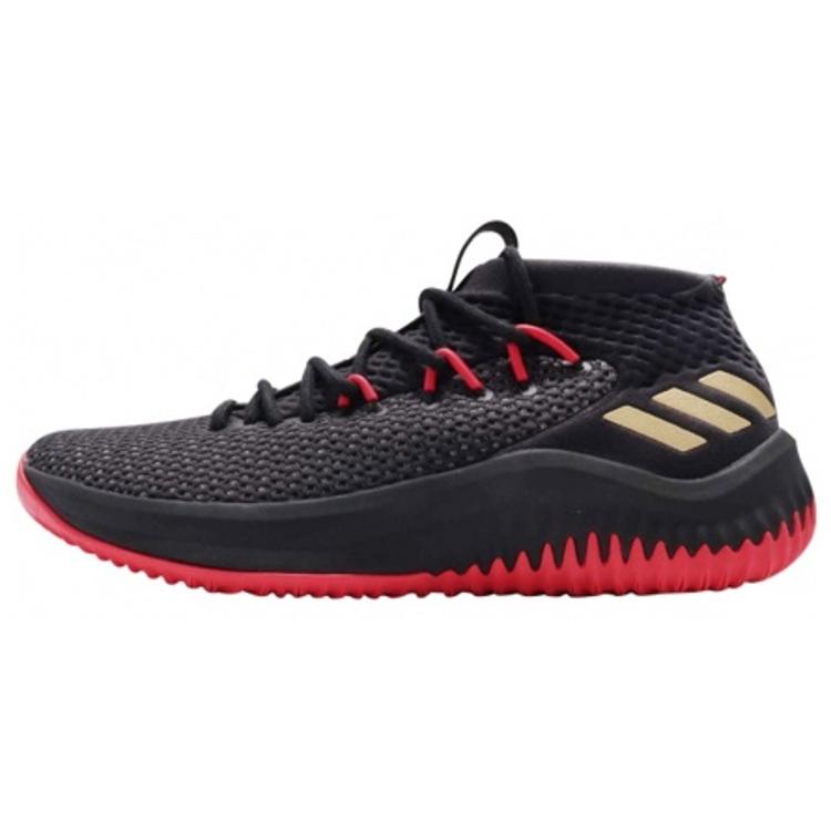 Adidas Dame 4 Black Scarlet Gold CQ1422 40⅔ чёрный/красный
