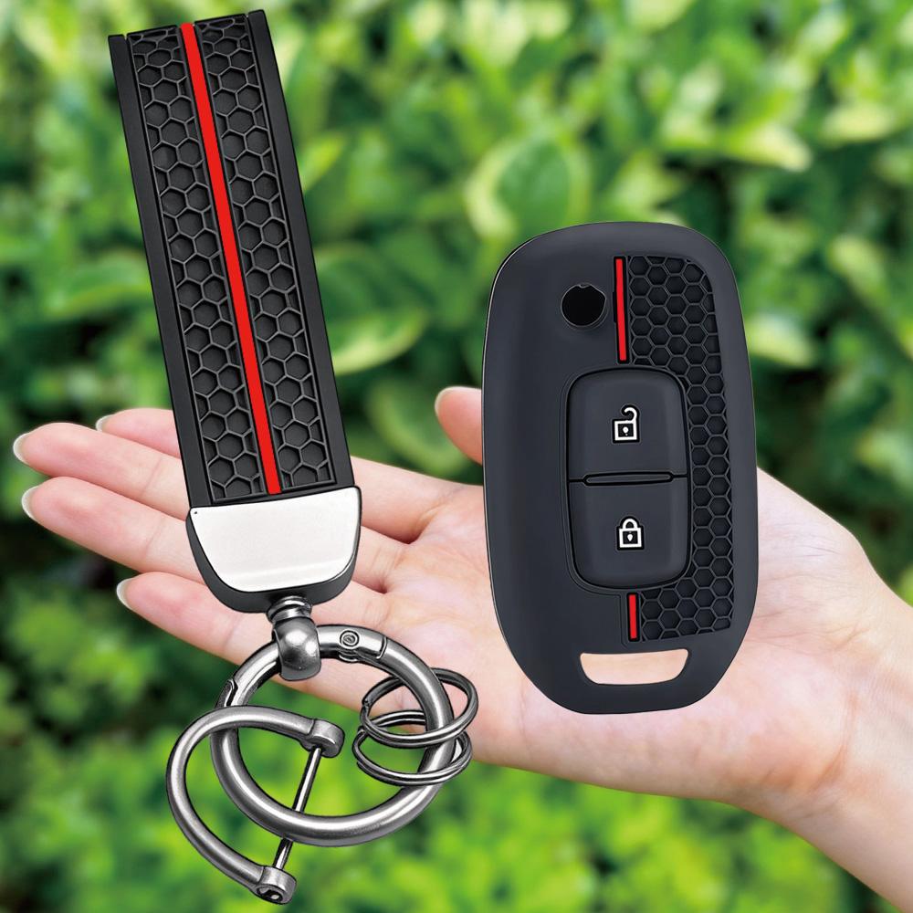 

For Renault Kadjar Captur Megane Sandero Stepway Logan Clio 5 2025 Arkana 2020 2025 Kwid 2025 Silicone Car Key Case Cover Shell