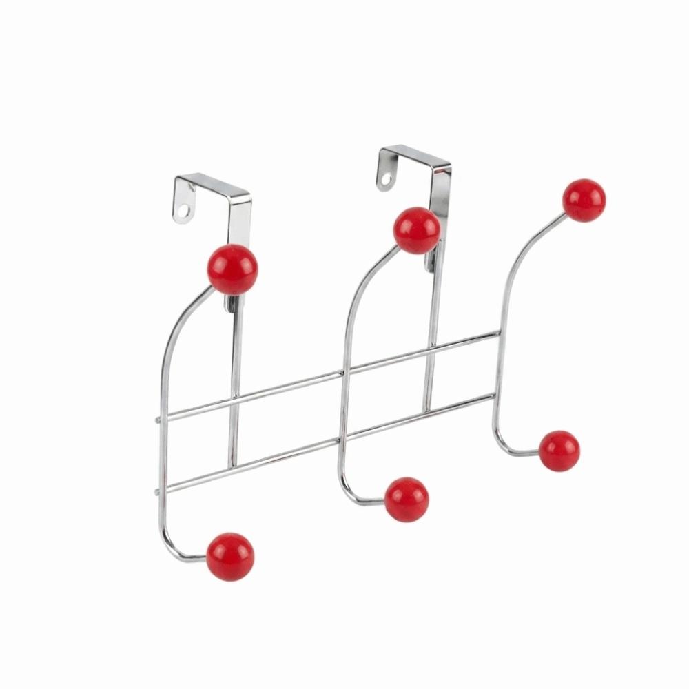 Space-Saving Door Rear Hook Multifunctional Easy Installation Wall-Mounted Hook Elegant Portable Coat Rack Living Room