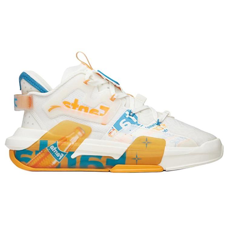 Anta F X  Dominator 3.0 Fabric Synthetic Leather Comfortable Versatile Non-Slip Shock Absorbing Wear-Resistant Low-Top Sneakers 112138081S-1
