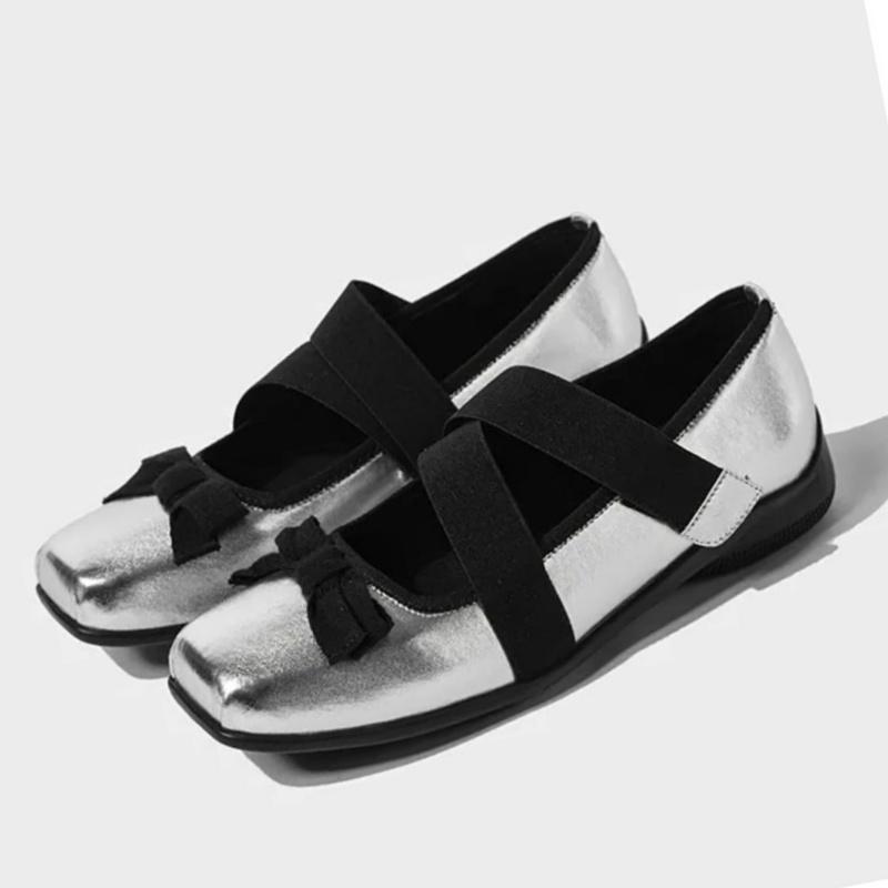 

Fashion Designer Spring Women Mary Jane Shoes Fashion Square Toe Ladies Comfort Soft Sole Flats Women s Comfort Ballerinas Shoes 36