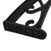 Staffa in Lega di Alluminio 60/80cm, Staffa per Tettoia da Balcone Esterno, Staffa per Tettoia da Porta e Finestra, Bianco e Nero