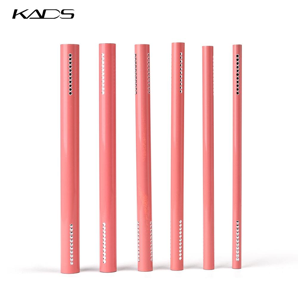 kads 6 pz/set Bastoncini Curvi di Diverse Dimensioni Tubo per Modellare Unghie Acriliche Rosse Strumenti per Unghie Artificiali Set Bastoncini Modellanti