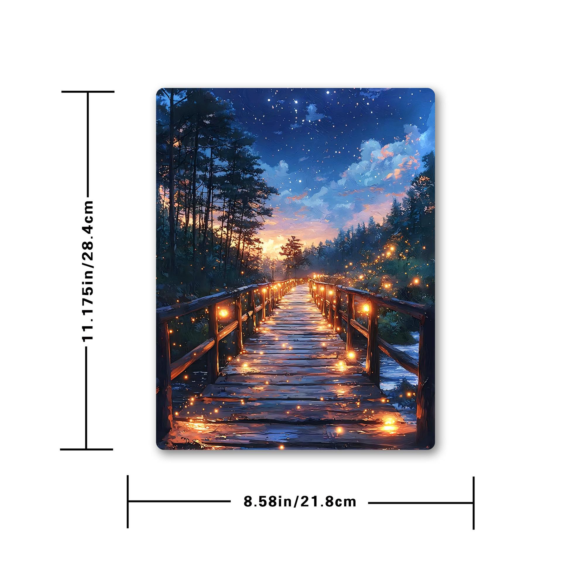 Night Scene Puzzle Ornament Acrylic Light-Transmitting Decorative Painting Original High-Difficulty Decompression Puzzle