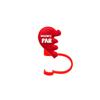 Valentine's Day Straw Stopper Hygienic Straw Tips Cover Silicone Straw Plug Colorful Water Cup Dust Cap For Office Parties