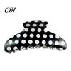 Hair Clip Large Strong Grip Clip, Dot Print Claw, Portable Scalp Friendly Accessory for Thick Updos Half-Tied Hairstyles Pattern