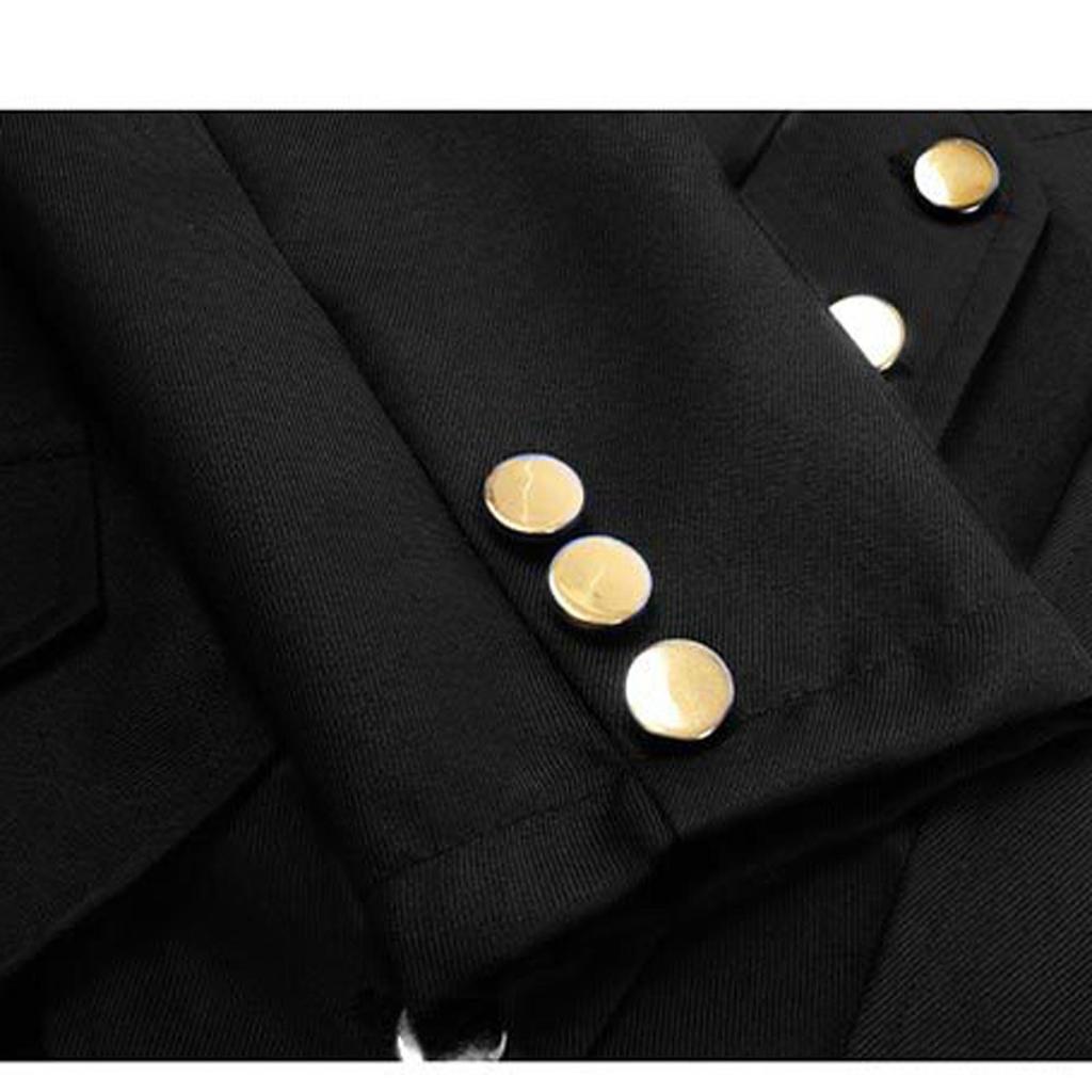 Çocuk Boys 'Steampunk Ceket Gotik Tailcoat Kostüm Smokin Korsan 8-12 Yıl