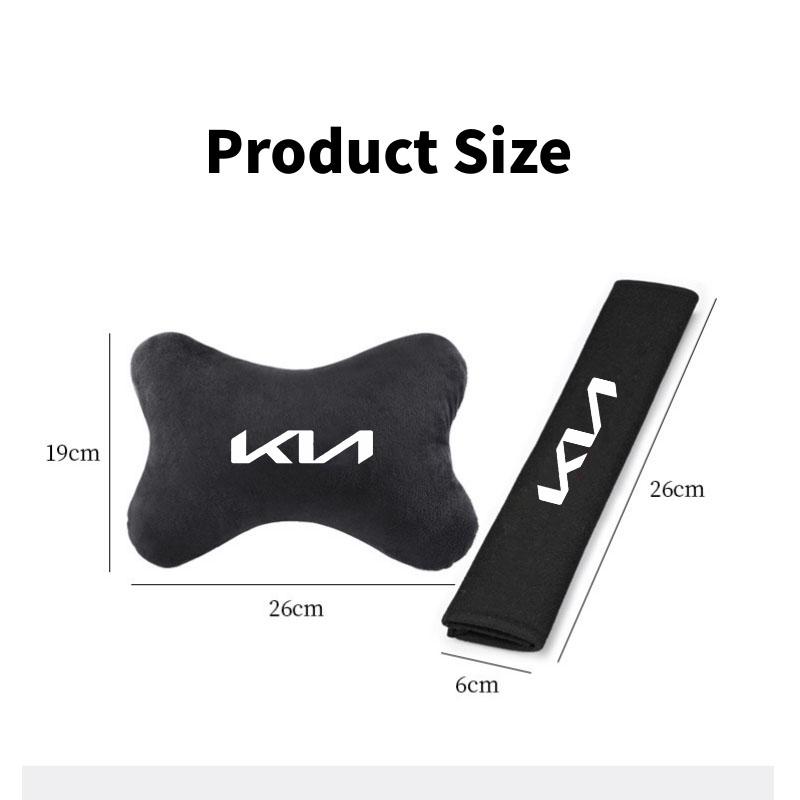 For KIA Car T44 Headrest Cover Auto Seat Cover Head Neck Rest PillowSportage Rio Ceed Picanto K5 K9 Sorento Accessories