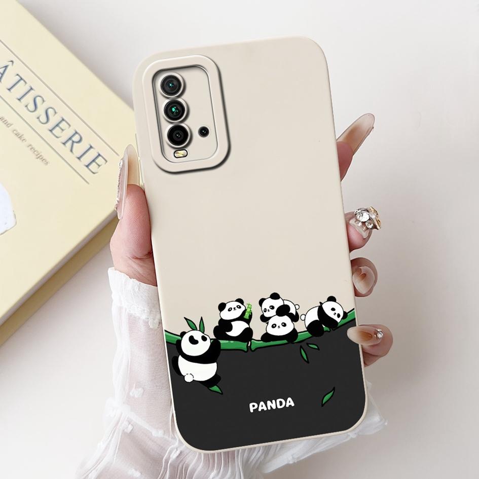 Shockproof Cover For Xiaomi Redmi 9T Case Redmi 9 Power Funda Cute Panda Rabbit Soft Phone Cases For Redmi9T Redmi9 Power Bumper