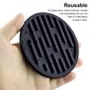 Pack of 4 Drinks Coasters Anti-skid Heat Resistant Kitchen Placemat Cup Mat Draining Bottle Holders Pad Tableware Home Bar