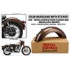 Pentru Royal Enfield "New Classic 350 Crom bronz Apărătoare spate Completă"