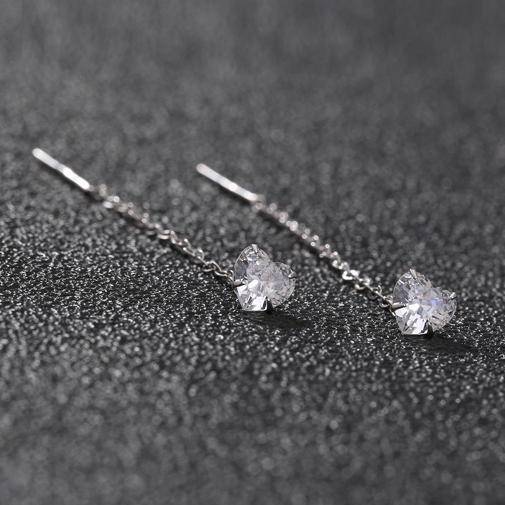 Chic Round Bead Threader Earrings: Trendy, High-End, Sweet & Fresh Style with Long Tassels.