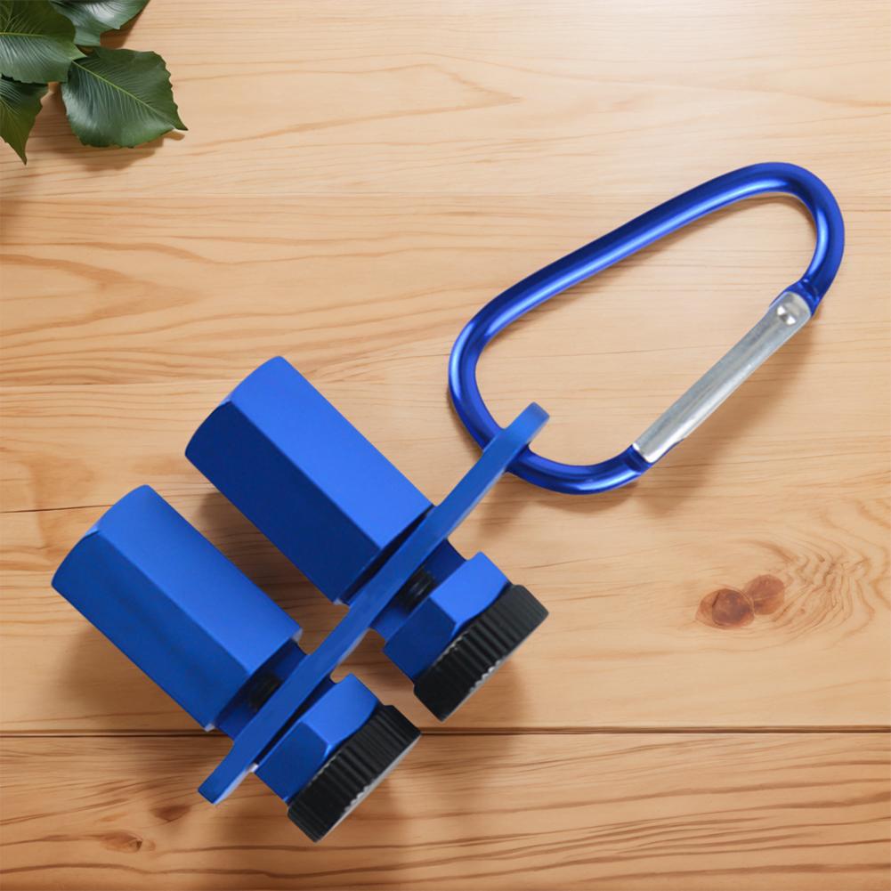 Aluminum Alloy Hex Flat Gauge with Thumb Screw Woodworking Stair Auxiliary Clip Woodworking Right Angles Ruler for Rafter Layout