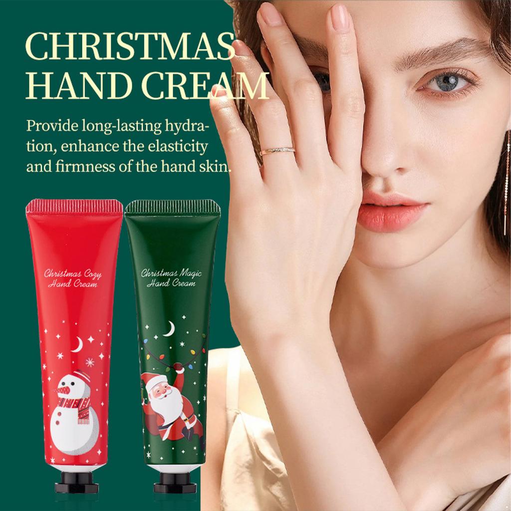 5PCS Hand Cream Set Christmas Gift Winter Care Moisturizing Nourishing with Shea Butter and Coconut Oil