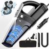Car Vacuum, Portable Vacuum Cleaner with Powerful 7000PA Suction, DC 12V Power 16.4Ft Cord Wired Vacuum Cleaner, LED Light, Car Accessories for