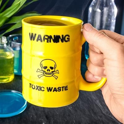 Mug Barrel Toxic Waste Original Skull Mug