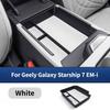 For Geely Galaxy Starship 7 EM-i Car Armrest Compartment Storage Box Central Control Lower Organizer Tray Interior Accessories