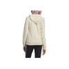 adidas Side Logo Brand Print Athletic Zip-Fit Hoodie Women Hoodies Off-White HL2066