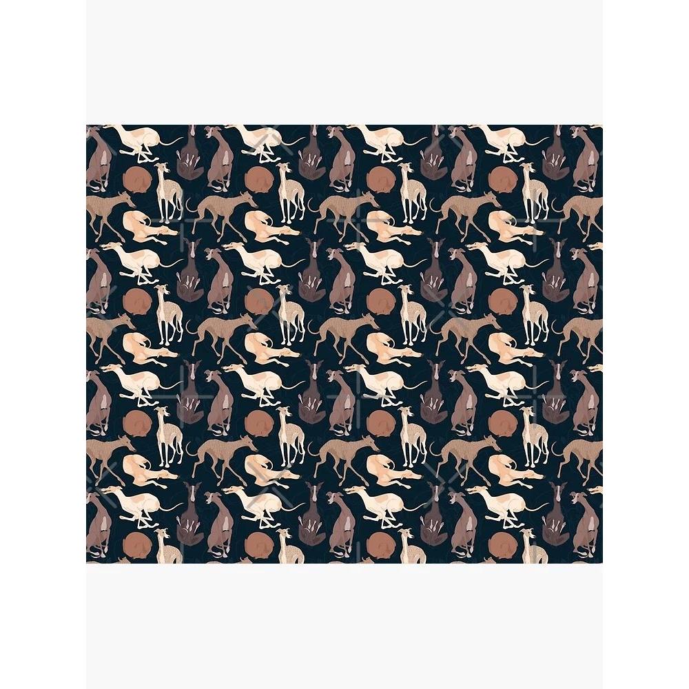 Tapestry whippet good dark 75x100