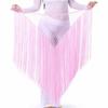 Hollow Dancing Waist Belt Long Tassel Belly Dance Waistband Sequin Waist Chain  Dancer Accessories