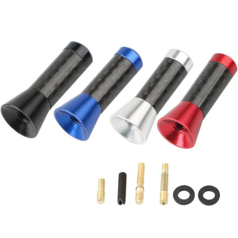 1pc Enhancement Acceptance Signal Stretchable 12cm Car'S Carbon Fiber Signal Antenna Radio Broadcast Signal External Accessories