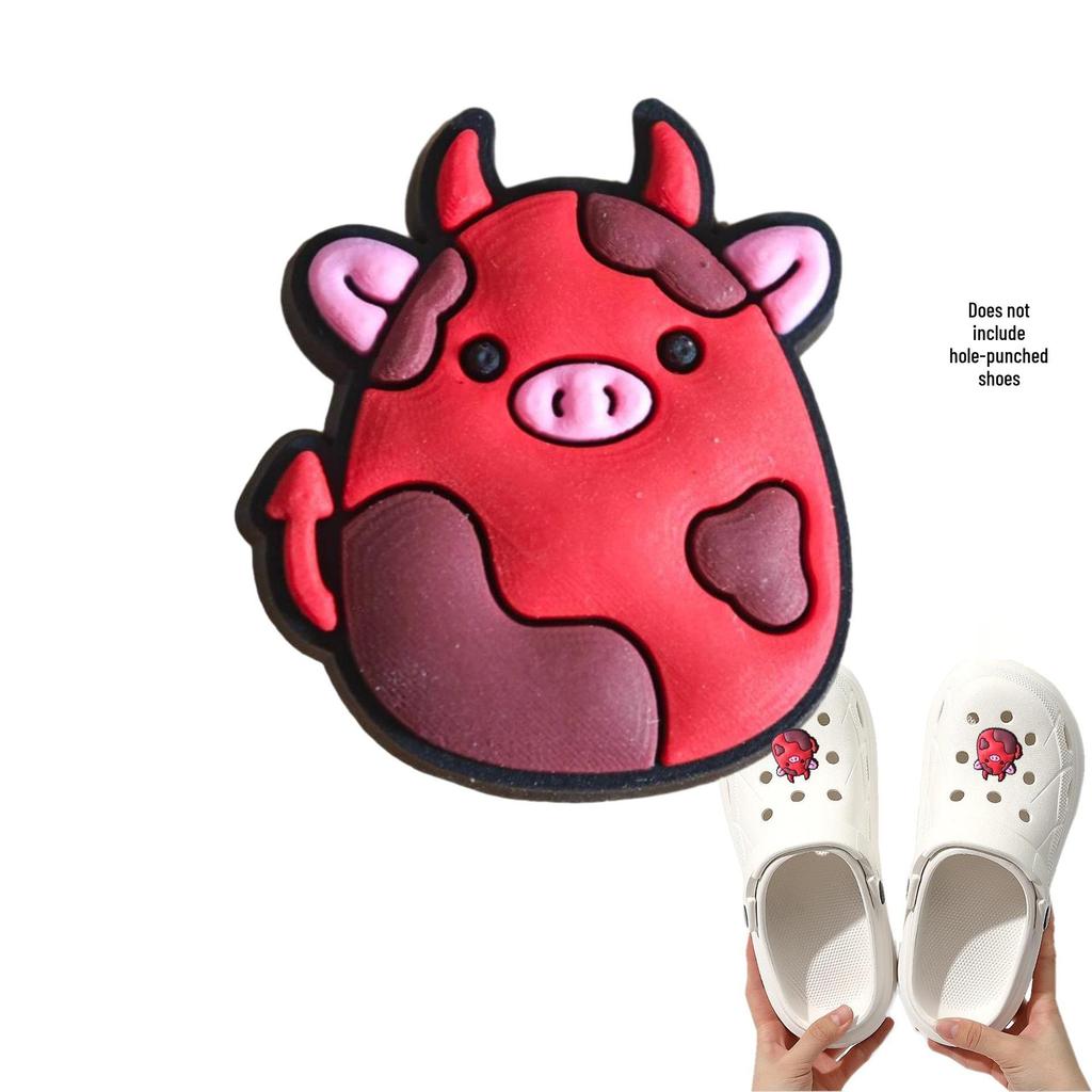 Cute Pig Shoe Buckle (2) - 50 DIY Shoe Accessories Decoration for Festival Party 