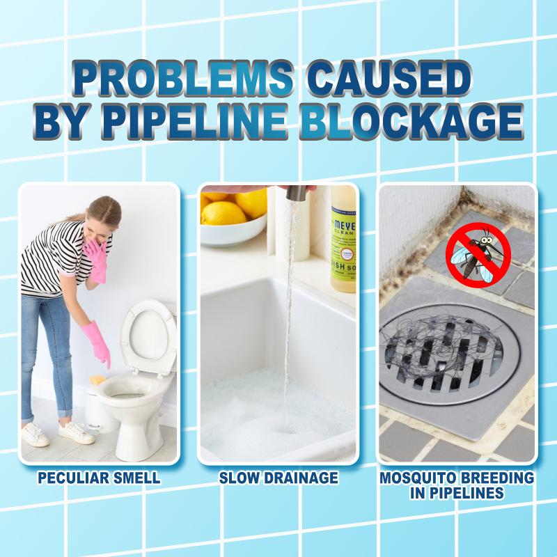 Dredging agent Effervescent tablets Bathroom kitchen sink drain cleaner Effervescent tablets drain dredge for bathroom, toilet