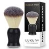 RUBAB MEN Premium Soft Shaving Brush for Men |Panther Edition| - Experience Luxury Shaving with Cruelty-Free Bristles & Elegant Solid Grip Black-To