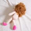 40cm Reborns Toddler Popular Realistic Girl Doll with Braided Jumpsuit Headband Soft Body High-quality Handmade Doll
