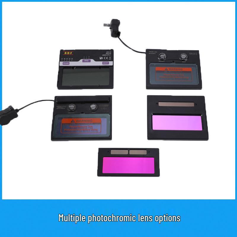 Selbstabdunkelnder Solar-Schweißhelm mit verstellbarer Kopfhalterung für Argon-Lichtbogenschweißen