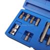 Set of M Type Screwdriver Bits With Adapter 10mm Shank Long M5 M6 M8 M10 M12 Bit Kit 12 Points Drive Tips Repair Tool