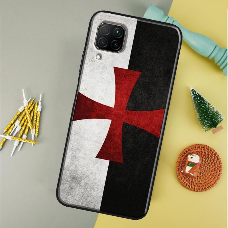 Knights Templar For Huawei P40 P20 P30 Lite P60 Pro Nova 12s 12i 11i 10 9 SE 5T Y91 Y90 Y60 Y70 Y72 Y61 Case