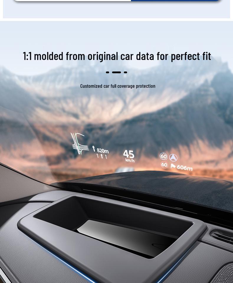 AITO M9 Model 24 Curved HUD Protector & Dust Cover for Car Interior Accessories
