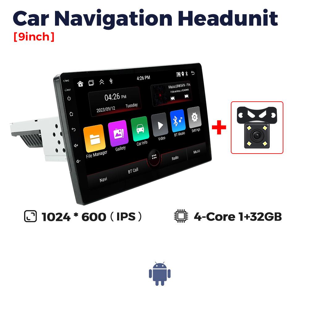 NaviFly Android All In One 1DIN 7inch 9inch Car Radio For Universal Navigation Headunit Carplay Auto GPS Multimedia Video Player