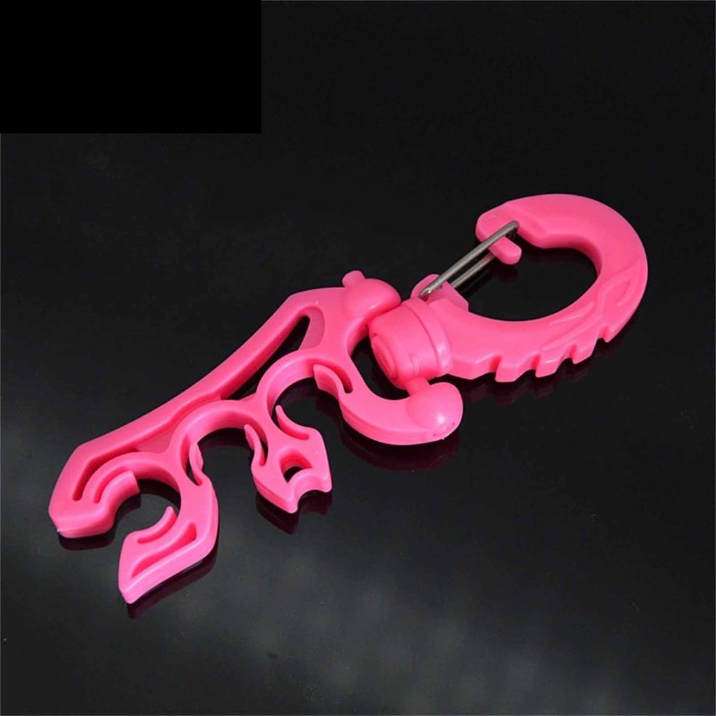 Submersible Secondary Head Clamp – Fixed  Low-Pressure Pipe Clamp, Hose Hook for Quick-Breathing Regulator