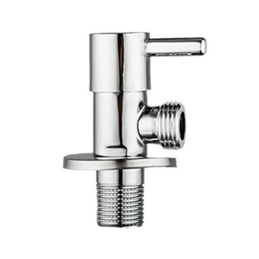 Edelstahl Heiß Kaltwasser Eckventil Großer Durchfluss Bidet Armatur Eckventile Wasserhahn für Warmwasserbereiter Dreiwegeventil Badezimmer