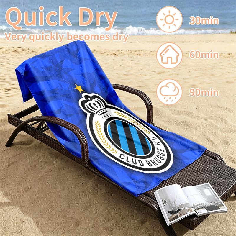 Club Brugge KV Beach towels also serve as bath towels summer essential a musthave for the outdoors the beach and the pool