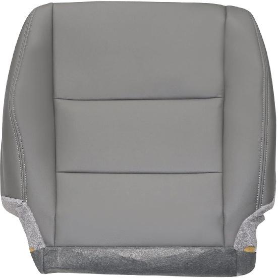 GXARTS Passenger Side Bottom Lower Replacement Leather Seat Cover Gray #GR Compatible with Honda Accord 2008 2009 2010 2011 2012