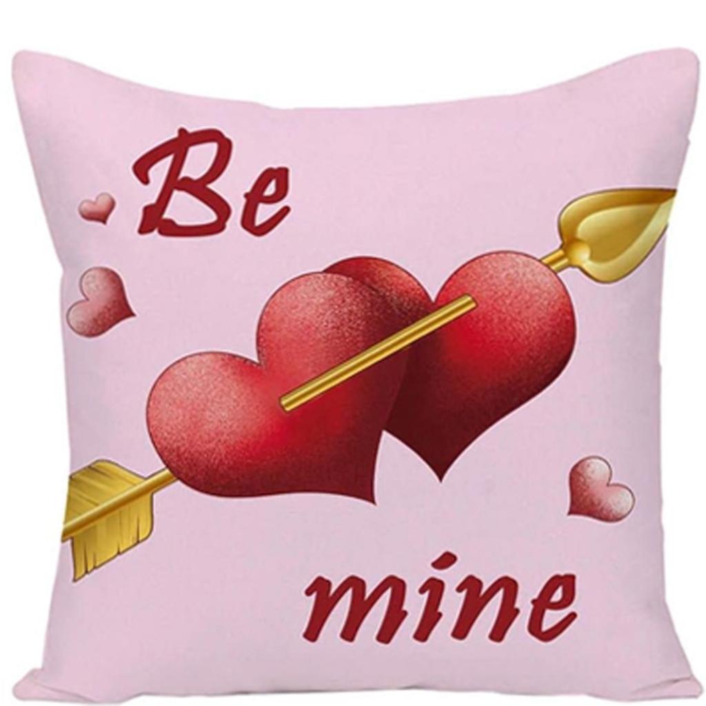Valentine's Day Plush Pillowcase 45*45cm Tree Plush Pillow Cover Pillow