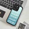 Modemarke J-Joop Handyhülle für iPhone 11 12 13 16 15 17 14 Pro Max Weiche Silikonhülle Funda