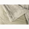 Sherpa Canape Couverture Polaire 130x160cm, Épaisse Warm Plaid Blanket Briebe - Taupe
