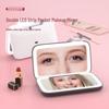 Foldable Portable Double-Sided LED Makeup Mirror